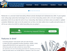 Tablet Screenshot of mediacoderhq.com